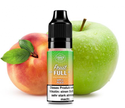 Apple Peach Nikotinsalzliquid 10 ml by Dinner Lady 