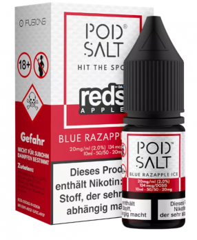 Blue Razapple Ice10 ml Nikotinsalz 20 mg by POD Salt 