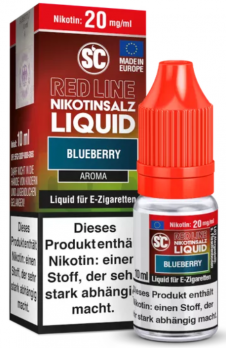 Blueberry 10 ml Nikotinsalzliquid by SC 