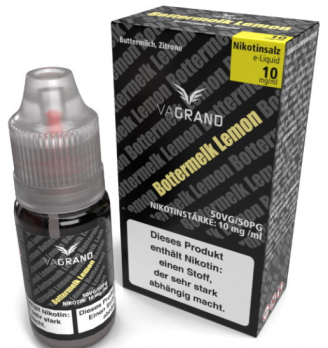 Bottermilk Lemon Nikotinsalz Liquid 10 ml by VAGRAND 