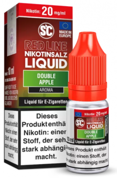 Double Apple 10 ml Nikotinsalzliquid by SC 