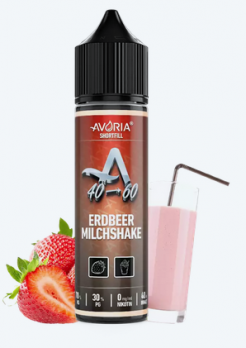 Erdbeere Milchshake 40 ml Shortfill Aroma by AVORIA 