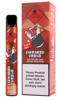 InfraRed Fresh Einweg E-Zigarette 2 ml by BANGJUICE 