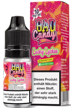 Lucky Lychee Nikotinsalzliquid 10 ml by BAD CANDY 