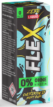 Overdosed Mint Gum 10 ml Nikotinsalzliquid by FLEX by REVOLTAGE 