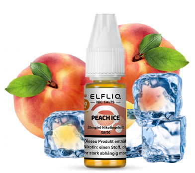 Peach Ice 10 ml Nikotinsalzliquid by ELFLIQ 