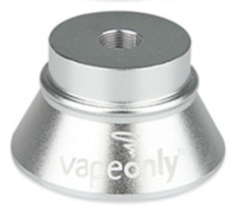 VapeOnly Single-Port 510 Atomizer Verdampfer Stand Base / Halter SILBER