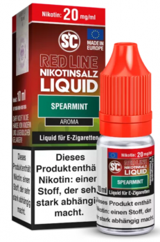 Spearmint 10 ml Nikotinsalzliquid by SC 
