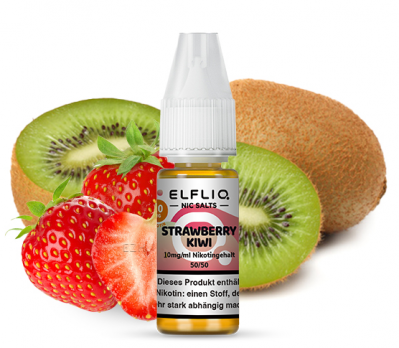 Strawberry Kiwi 10 ml Nikotinsalzliquid by ELFLIQ 