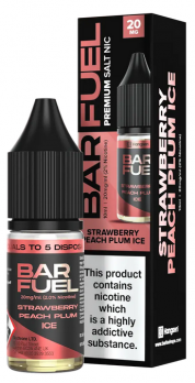 Strawberry Peach Plum Ice Nikotinsalzliquid 10 ml by BAR FUEL 