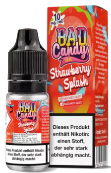 Strawberry Splash Nikotinsalzliquid 10 ml by BAD CANDY 