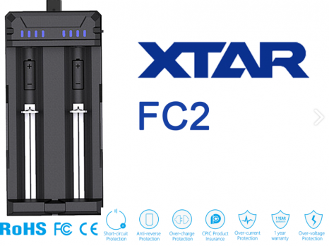 FC2 Akkulader by XTAR 
