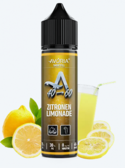 Zitronenlimonade 40 ml Shortfill Aroma by AVORIA 